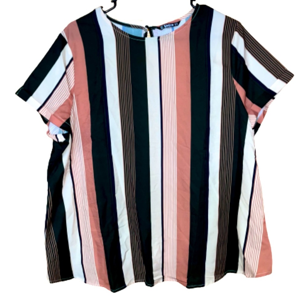 SHEIN Rolled Sleeve Top
